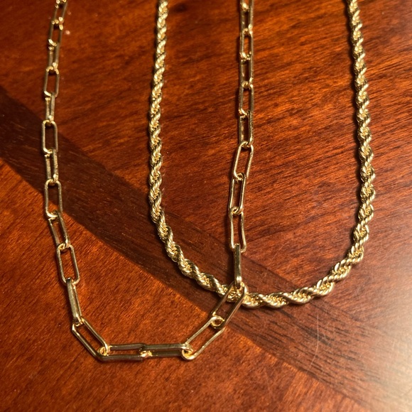 Set of Baublebar Short Goldtone Necklaces - Picture 1 of 3